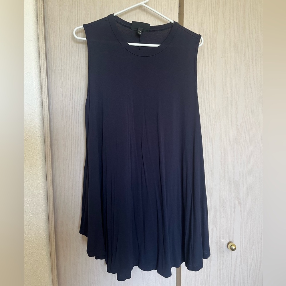 Lane Bryant sleeveless tunic.  Very long in length.